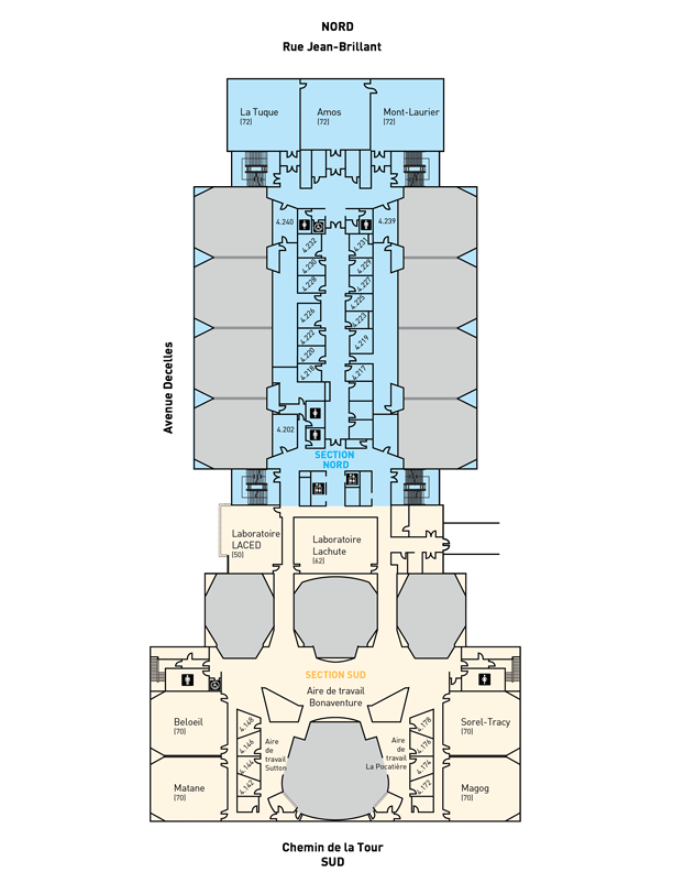 Decelles Building - 4th floor plan