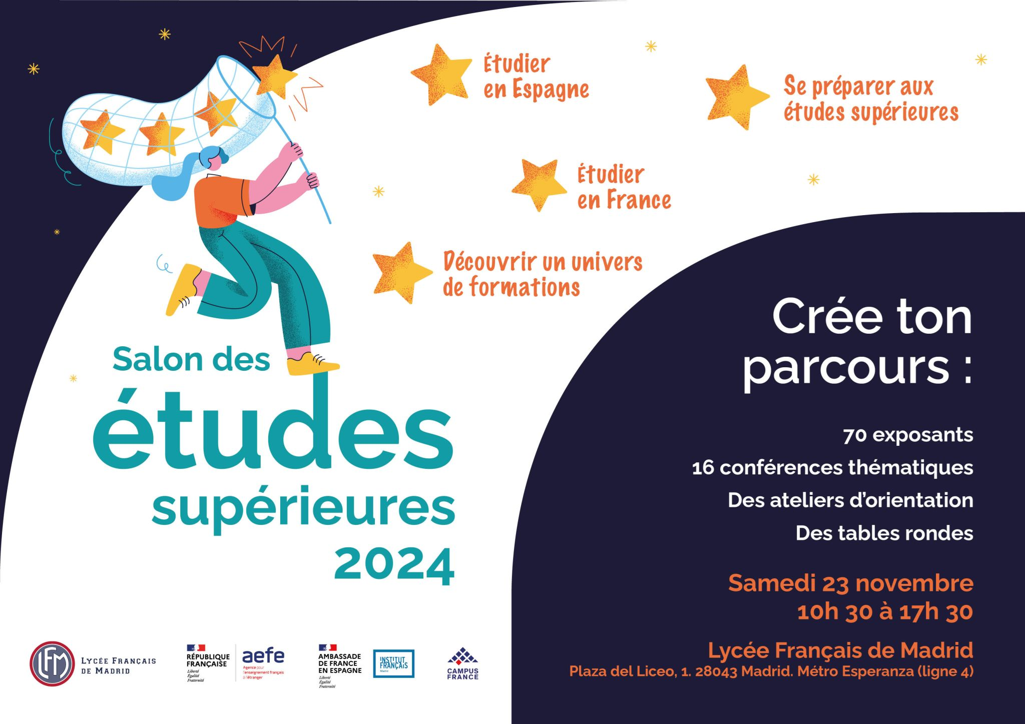 Salon des études supérieures 2024 à Madrid